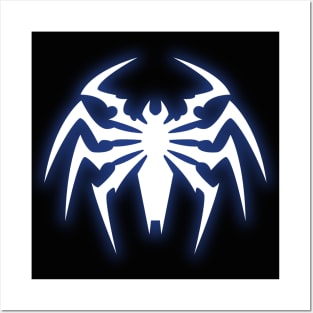 Game Venom Glow Spider (blue) Posters and Art